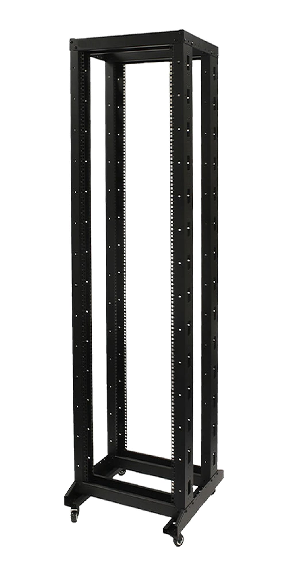 07-6642-01 42U Standing Network Server Open Rack - Heavy Duty Caster, 4 Posts