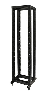 07-6642-01 42U Standing Network Server Open Rack - Heavy Duty Caster, 4 Posts