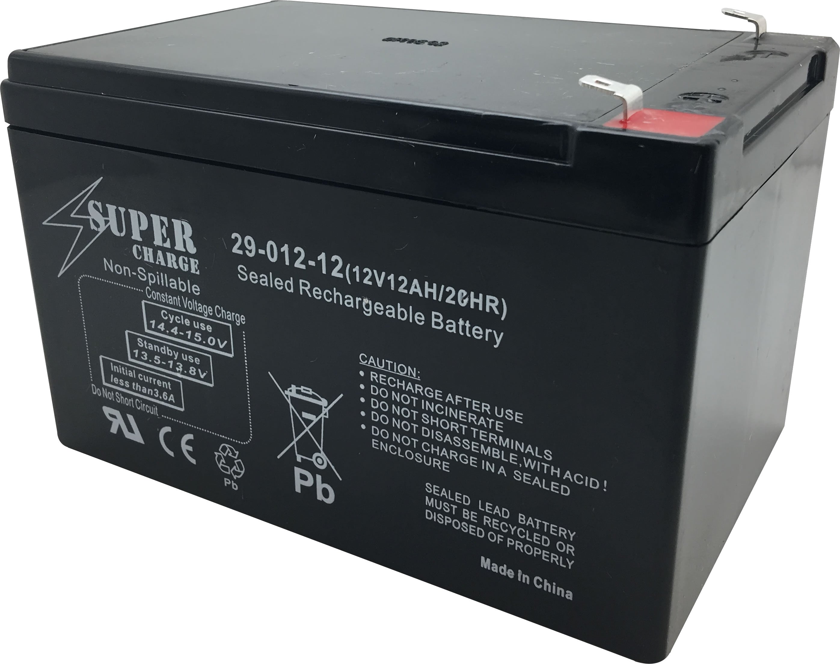 29-012-12 Rechargeable Battery 12V 12AH 20HR