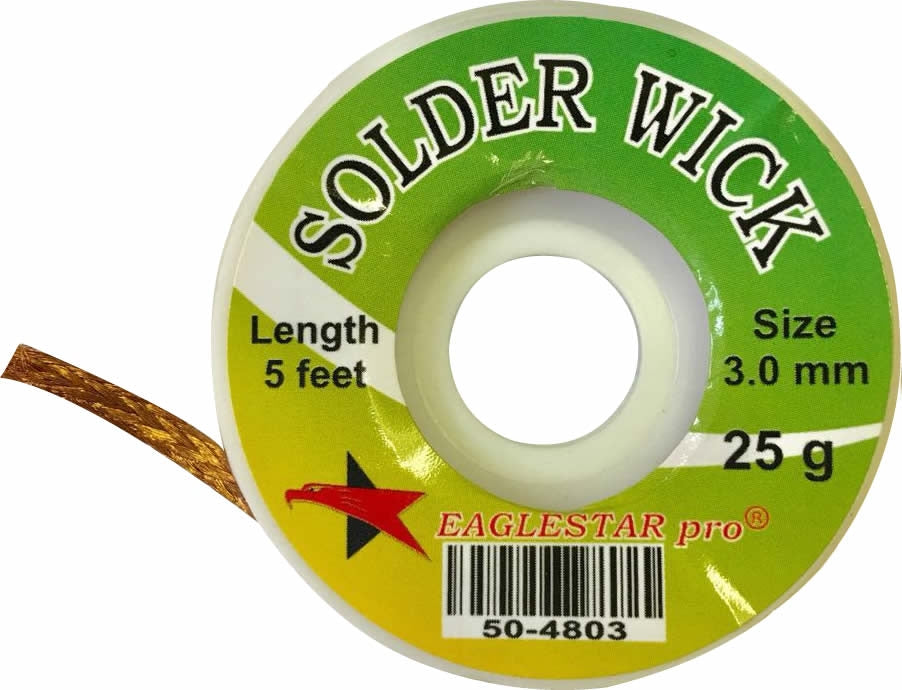 50-4803 Soler Wick 3.0mm 25g 5Ft