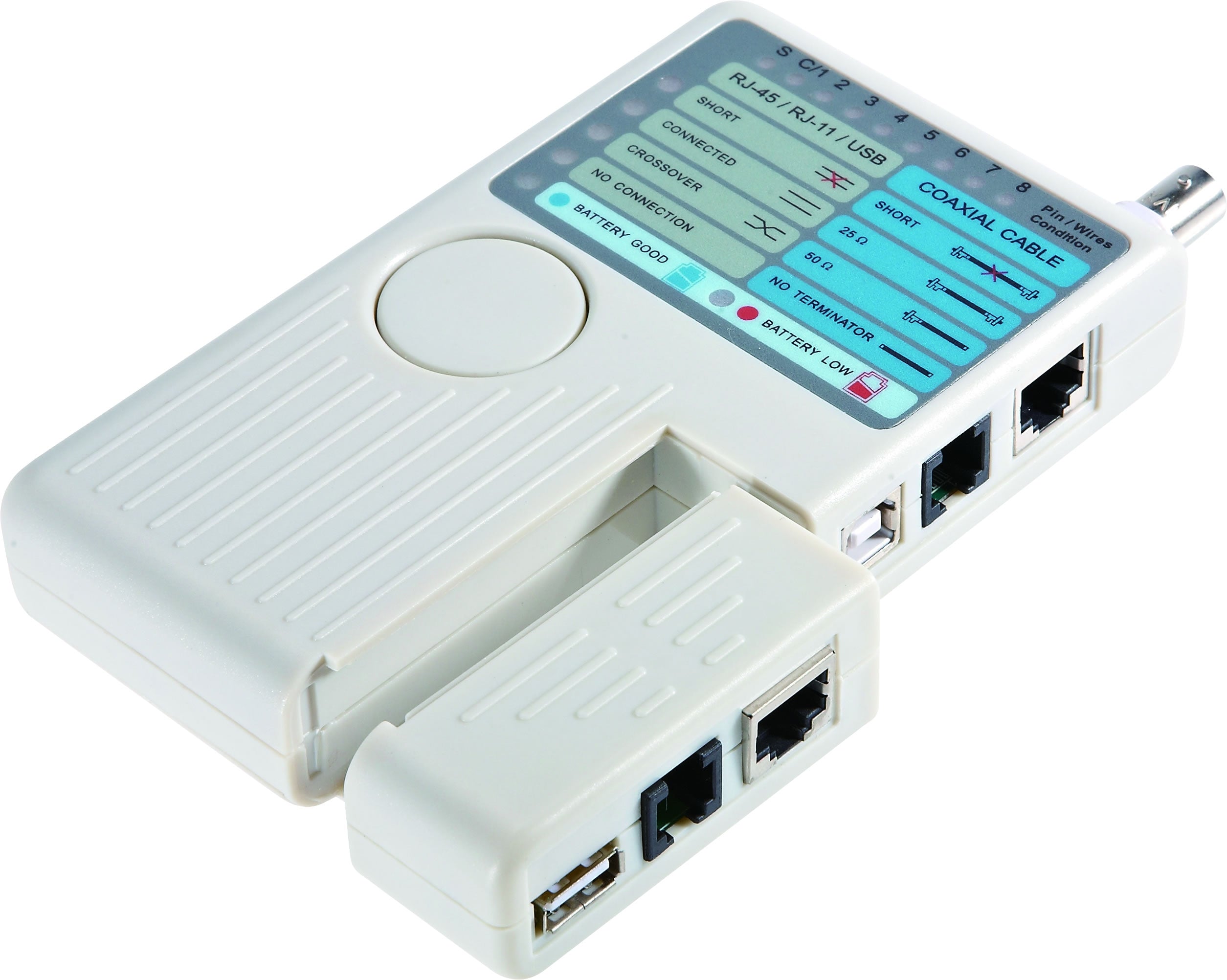 50-6201 Remote Cable Tester for RJ11 / RJ45 / USB / BNC