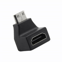 16-6384-01 HDMI Female To Mini HDMI Male 90° Right Angle Adapter