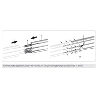 64-2121 Video Wall TV Ceiling Mount for 45 - 55 inches Screen