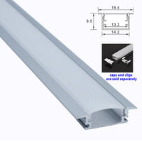 97-71409A LED STRIP RECESS ALUMINUM CHANNEL 14*9MM 8FT