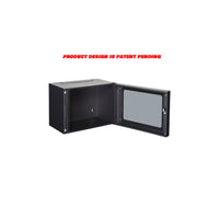 07-6602-02C 2U 36.20cm (14.25in) DEPTH WALL MOUNTABLE SECURITY LOCK BOX - GLASS DOOR