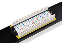 07-6011-12 12 Ports Rack Mount UTP CAT5e Network Patch Panel
