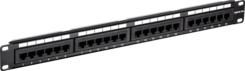 07-6011-24 24 Ports Rack Mount UTP CAT5e Network Patch Panel – AA ...
