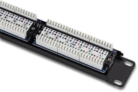 07-6012-24 24 Ports Rack Mount UTP CAT6e Network Patch Panel