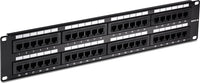 07-6011-48 48 Ports Rack Mount UTP CAT5e Network Patch Panel