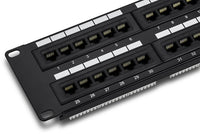 07-6011-48 48 Ports Rack Mount UTP CAT5e Network Patch Panel