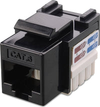 07-6026BK CAT6 Toolless Keystone Jack - Black