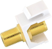 07-6051 F Type Gold-Plated Keystone Jack