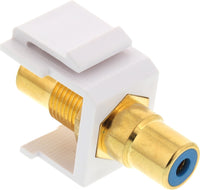 07-6057BL RCA Keystone Jack - Blue