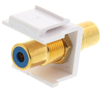 07-6057BL RCA Keystone Jack - Blue