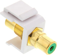 07-6057GN RCA Keystone Jack - Green