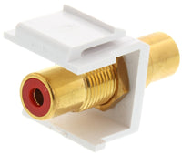 07-6057RD RCA Keystone Jack - Red
