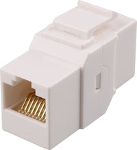 07-6062WH RJ45 CAT5 CAT6 Keystone Coupler - White
