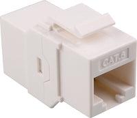 07-6062WH RJ45 CAT5 CAT6 Keystone Coupler - White
