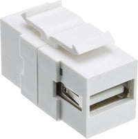 07-6064 USB 2.0 A Type Female to B Type Female Keystone Jack