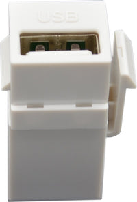 07-6066 USB 2.0 A Type Female to Female Keystone Jack