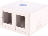 07-6070-02 2-Port Keystone Jack Surface Mount Box