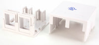 07-6070-02 2-Port Keystone Jack Surface Mount Box