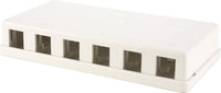 07-6070-06 6-Port Keystone Jack Surface Mount Box