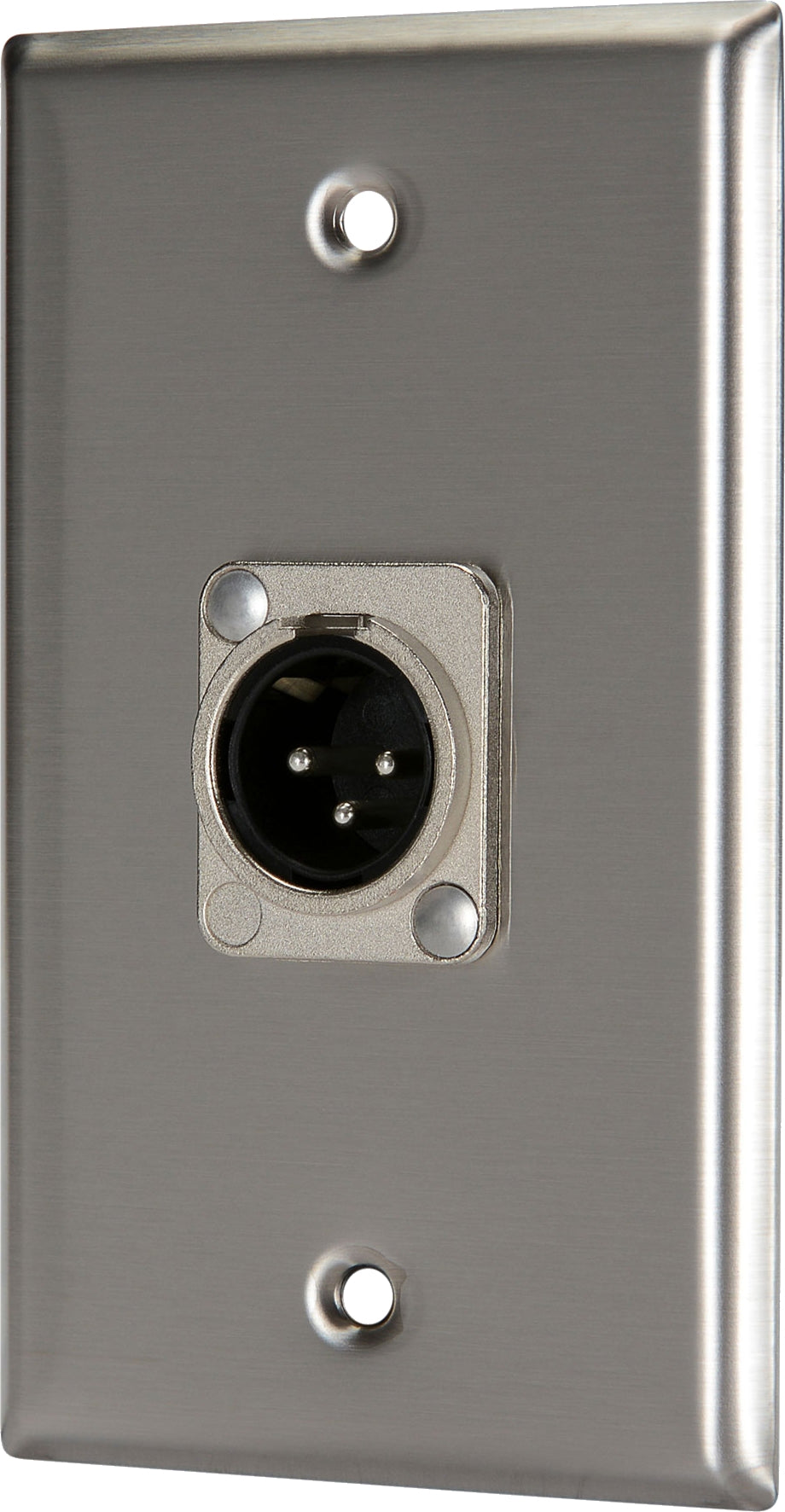 07-6072-01 Stainless Steel Wall Plate with 1*XLR Male