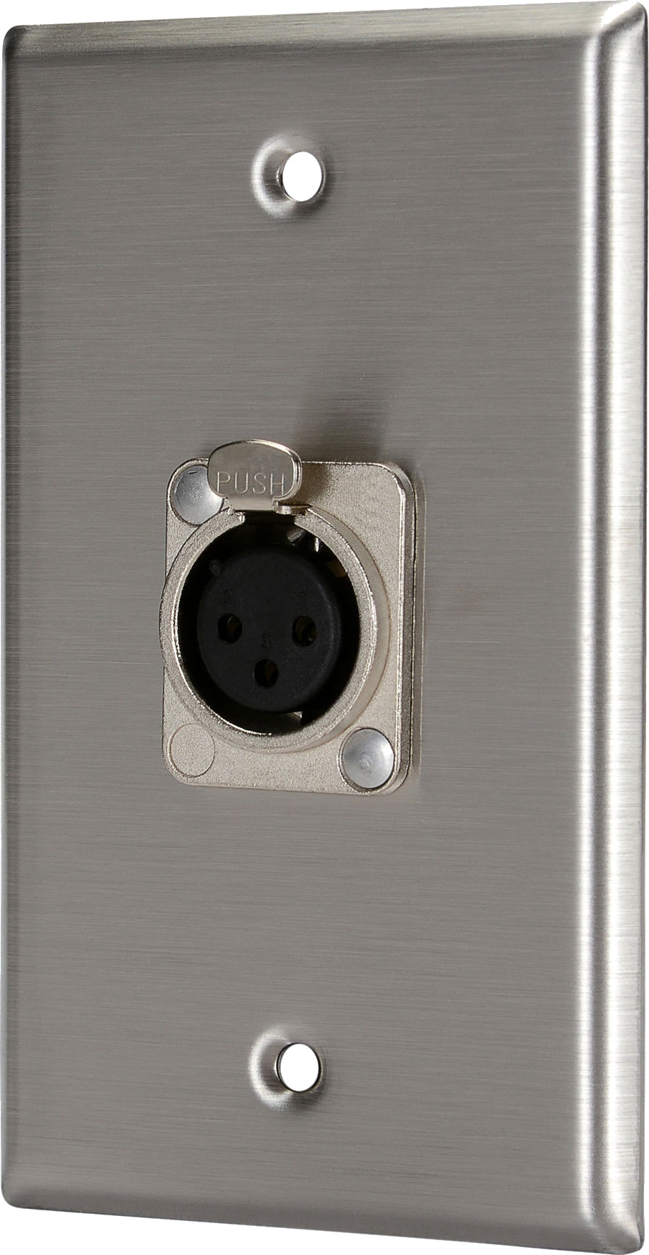 07-6072-11 Stainless Steel Wall Plate with 1*XLR Female
