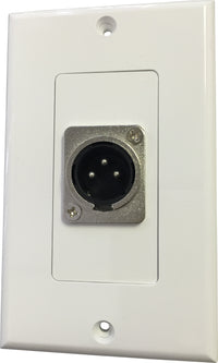 07-6072-31 Plastic Wall Plate with 1*XLR Male