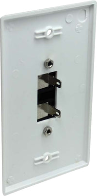 07-6072-52 Plastic Wall Plate with 2*Speaker Terminal Spring Clip