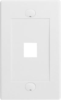 07-6074-01 1-Port Keystone Wall Plate