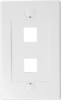07-6074-02 2-Port Keystone Wall Plate