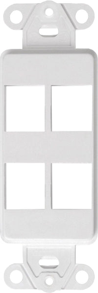 07-6083-04 4-Port Decora Keystone Insert