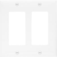 07-6084-02 2-Gang Decora Face Plate