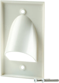 07-6088-01 1-Gang Reversible Bulk Cable Wall Plate