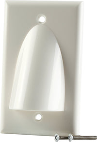 07-6089-01 1-Gang Bulk Cable Wall Plate