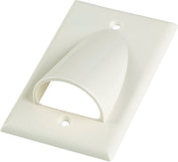 07-6089-01 1-Gang Bulk Cable Wall Plate