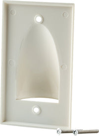 07-6089-01 1-Gang Bulk Cable Wall Plate