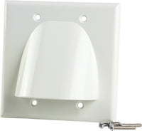 07-6089-02 2-Gang Bulk Cable Wall Plate
