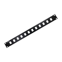 07-6202-01 1U Rack Mount Blank Keystone Panel