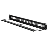 07-6203-01 1U 19" Metal Rack Mount 24-Port Blank Keystone Distribution Frame