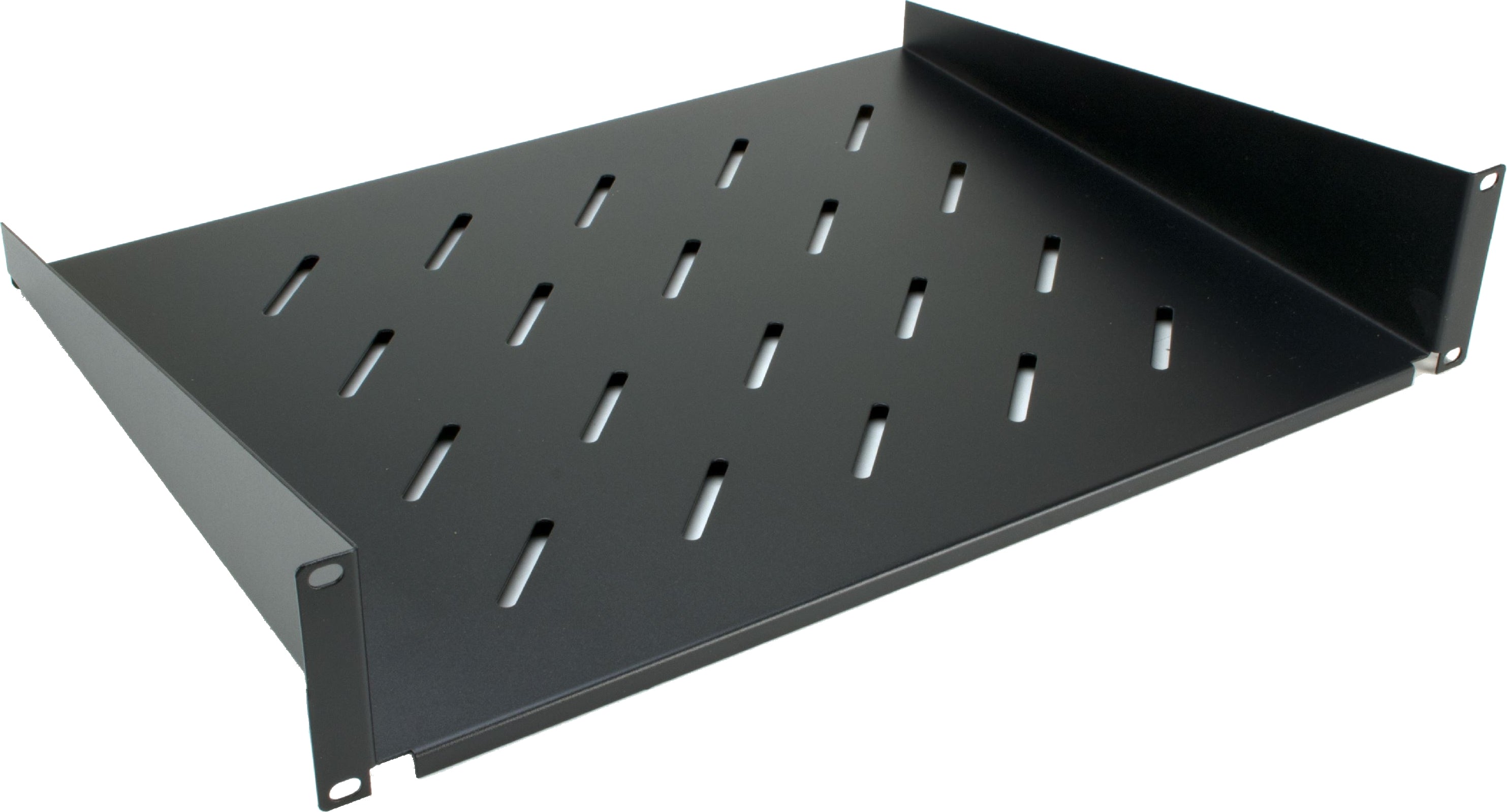 07-6307-40 2U 40cm(16 inch) Depth Front Mount Fixed Shelf for Network Cabinet