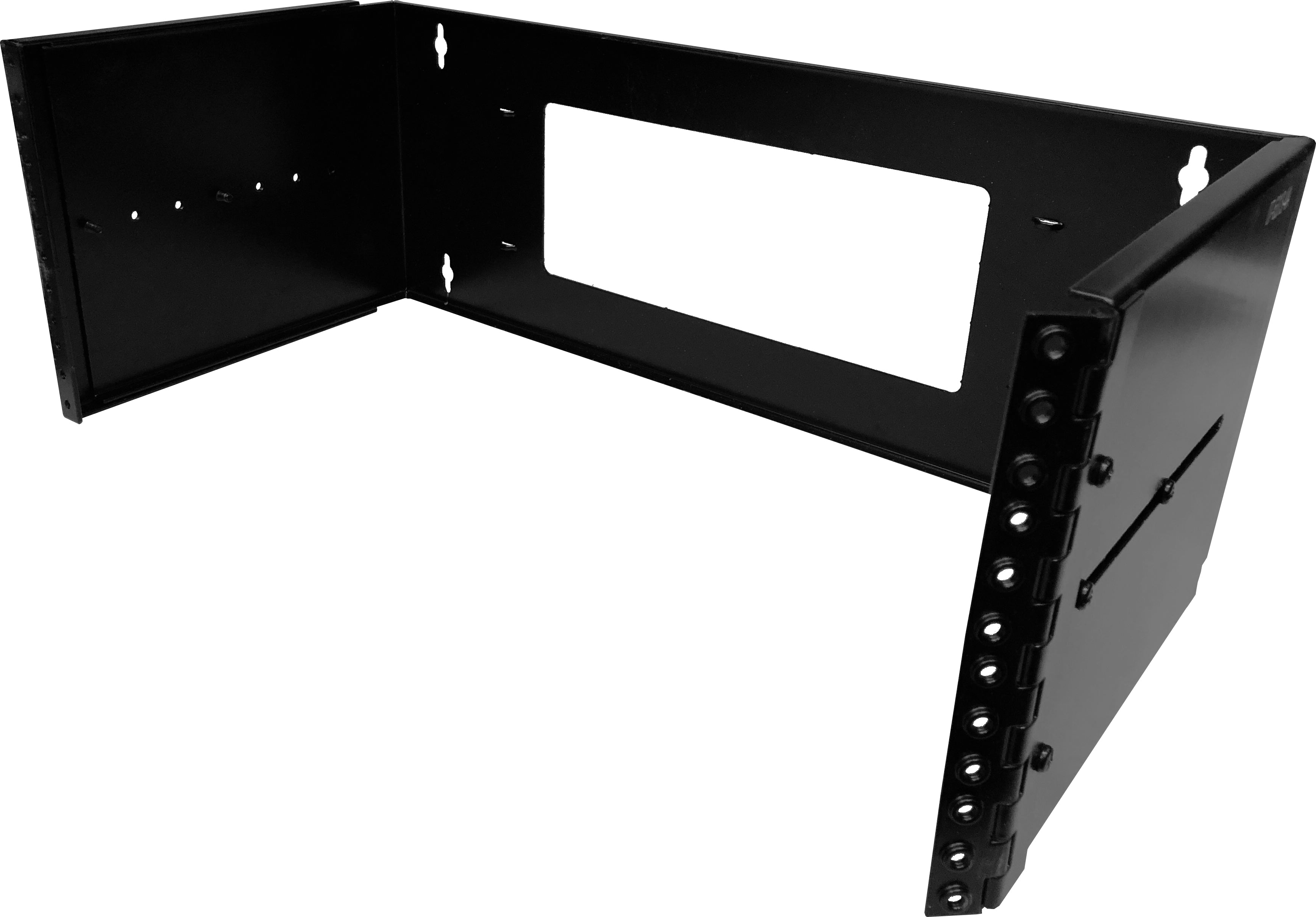 07-6313-04 4U Extendable Steel Wall Mount Server Bracket with Hinge Design