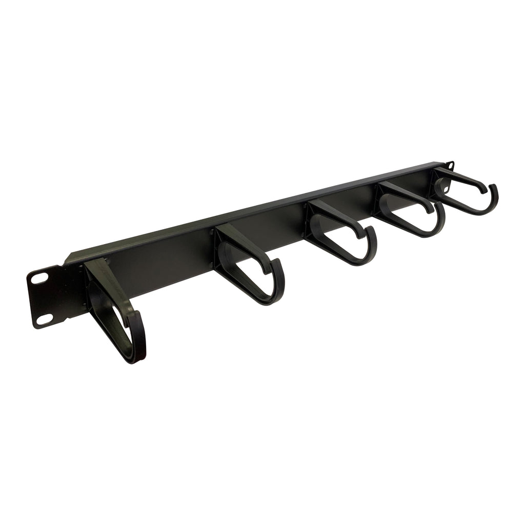 07-6314-08 1U Horizontal 5-Ring Rack Mount Cable Management Panel - Pl ...
