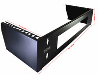 07-6314-04 4U 19" Vertical Wall Mount Network Bracket