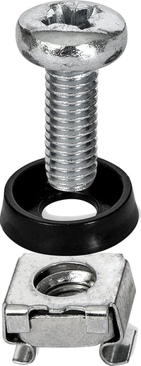 07-6328-04 Cage Nuts & Screws for Network Rack (4 Sets/Bag)