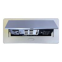 07-6096-15 Tabletop Resessed Box with Outlet