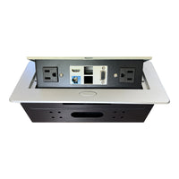 07-6096-15 Tabletop Resessed Box with Outlet