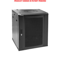07-6615M 15U 45cm(17.5 inch) Depth Wall Mount Network Cabinet - Locking Metal Door